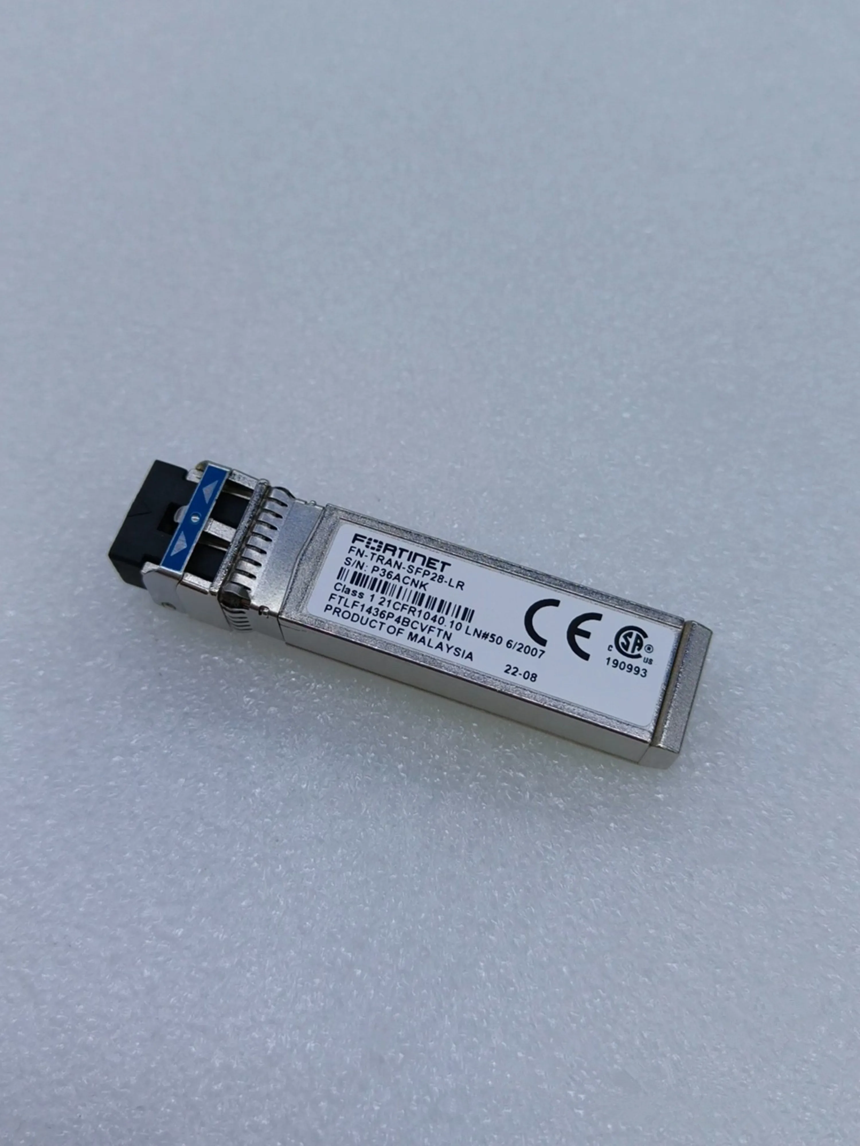 

New FORTINET Optical Transceiver 25G LR SFP FN-TRAN-SFP28-LR FTLF1436P4BCVFTN FORTINET 25GB 1310NM Optical Fiber