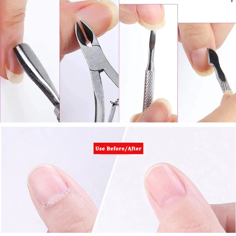 1 Pair of Scissors Professional Cuticle Cutter Sharp Stainless Steel Dead Skin Scissor for Nail Salons Pedicure Fingernail Tools