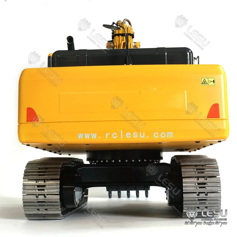 LESU Metal RC 1/14 Hydraulic Excavator Komatsu AC360 Lights Pump Valve Motor ESC Servo Remote Control Construction Vehicles Cars