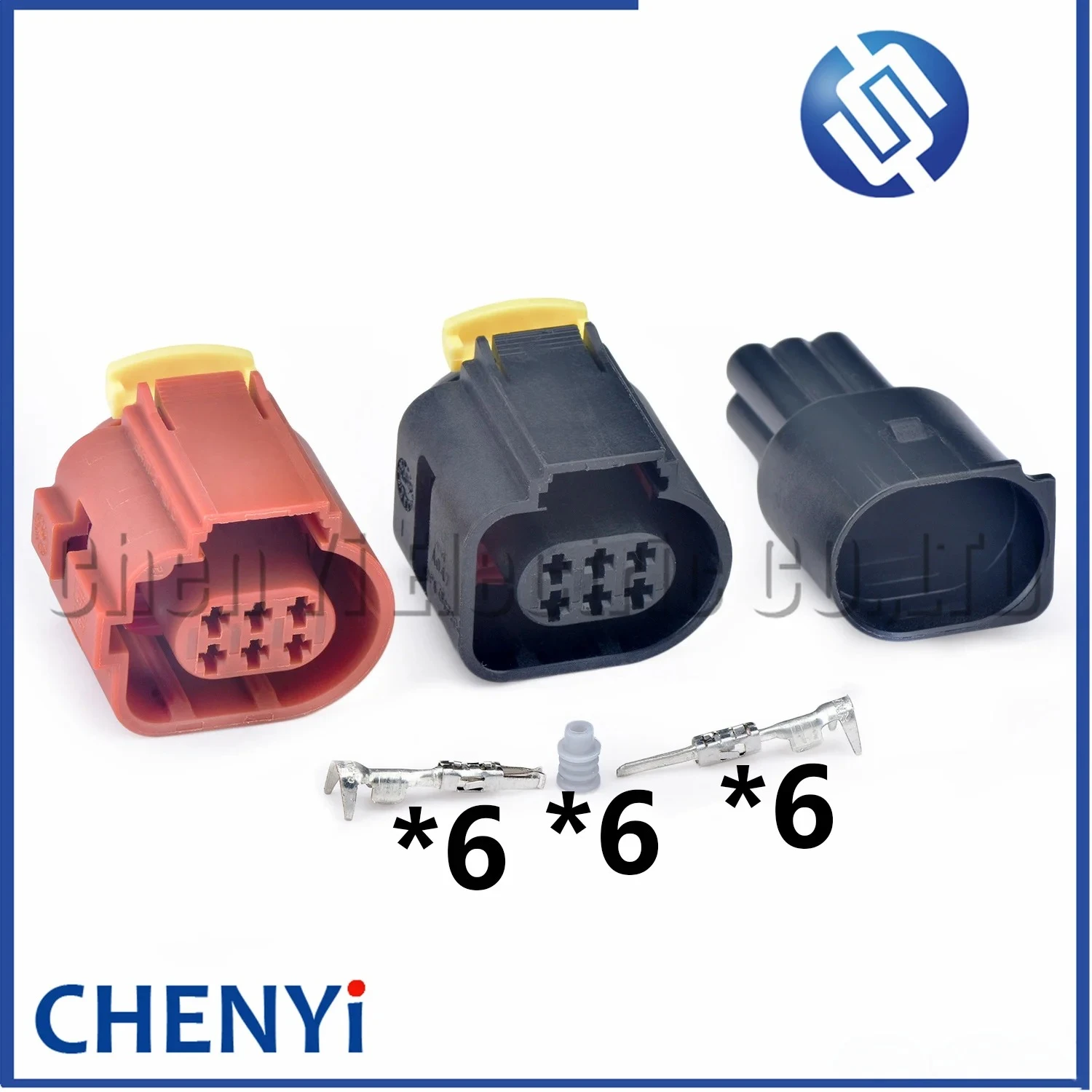 Conector de 6 Pinos para Bomba de Direção Hidráulica Automotiva, Conector de Válvula EGR Automotiva, Conector de Chicote de Fios 284717-3 284716-3 284716-6 284716-4 284717-4
