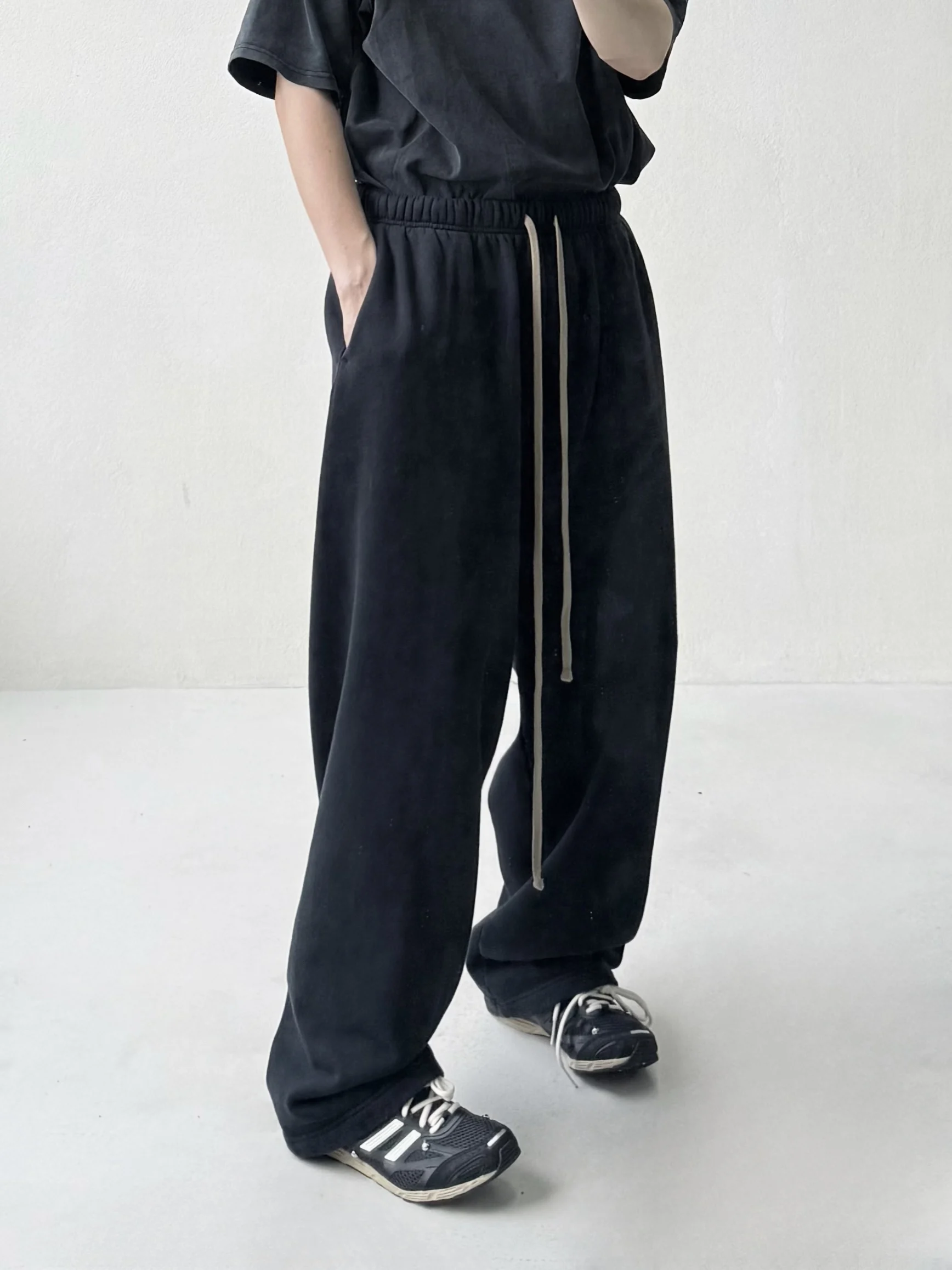 

Спортивные брюки Entire Studios American Casual с широкими штанинами, плотные (450 г), свободного прямого кроя, молодежный тренд, зимние, длинные