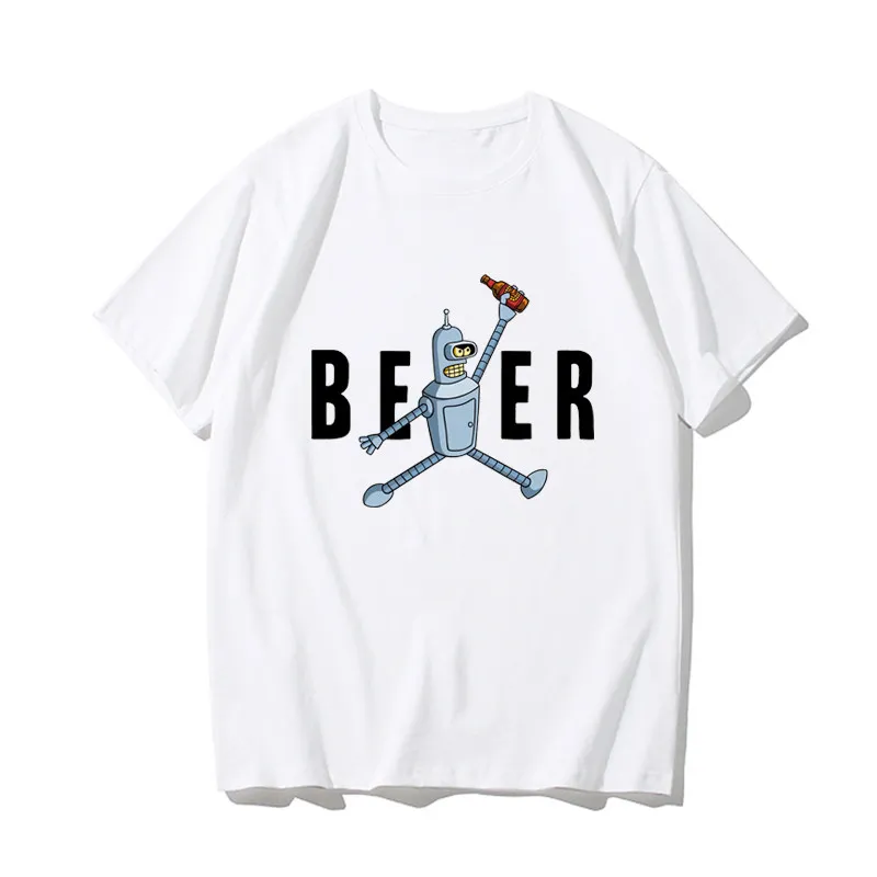 Camiseta divertida de F-Futuramas para hombre, camisetas gráficas, camiseta informal divertida, camiseta de algodón con cuello redondo, camiseta de algodón de manga corta de verano Harajuku