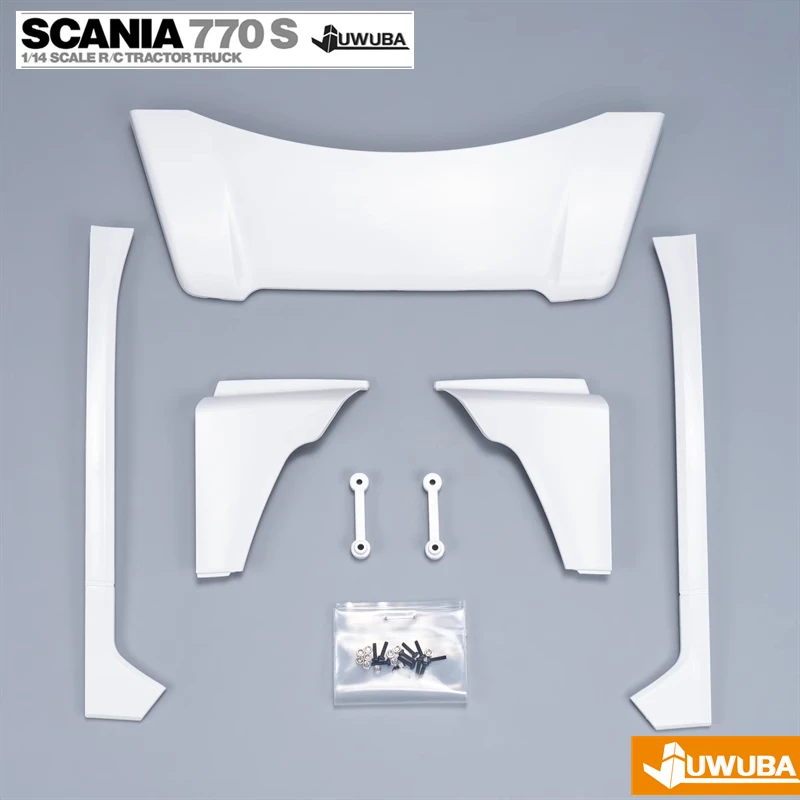 1/14 Rc Roof Spoiler Upgrade For 1/14 Tamiya Tractor Trucks For Scania 770S 56368 Rc Truck Accessories