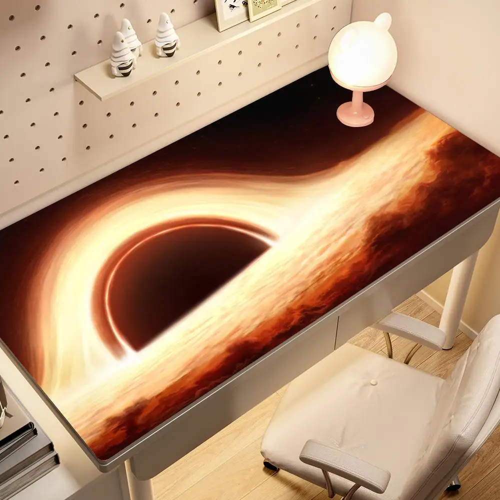 

Black Hole Mouse Pad Cute HD Desk Pad Extended Gaming Keyboard Mats Large 90x40cm XXL Gamer Mousepad