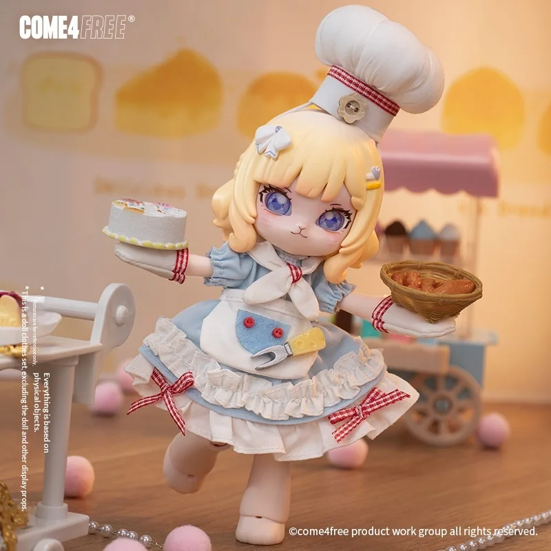 Come4free Dessert Series Zhizhi Sea Salt Doll Clothes for 12-Inch Ob11 Bjd Skirt Only Doll Accessories without Doll