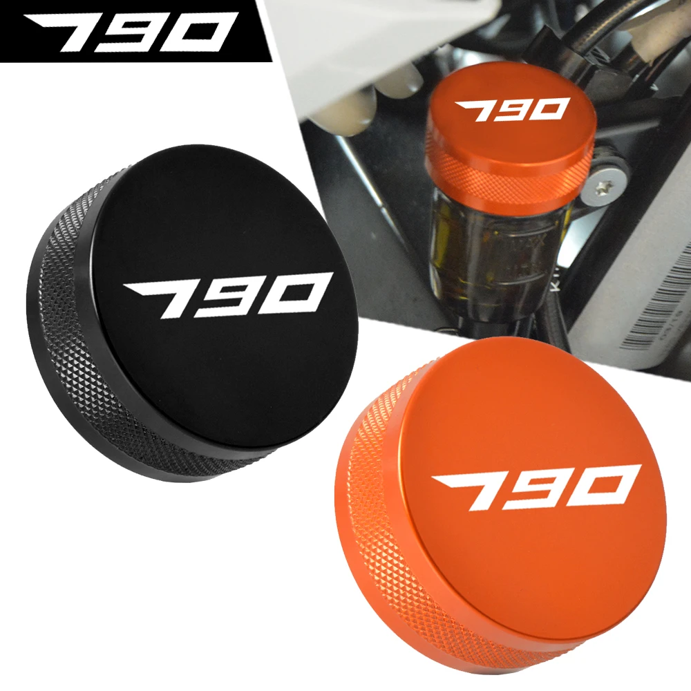 

For 790 Duke 790 2017 2018 2019 2020 2022 2023 2024 2025 2026 CNC Rear Brake Fluid Reservoir Cap Cover Protector Duke790 790Duke