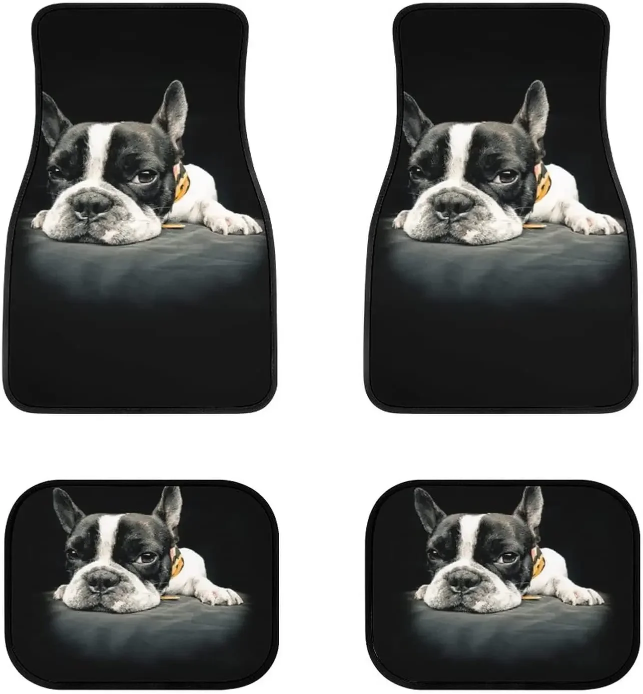 

Леонарики для игр и боев Bulldog Negro, Juego Alfombrillas Universales Para SUV, Furgon