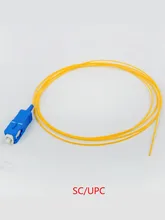 20/500PCS SC LC APC UPC Fiber Optic Pigtail Simplex G657A 0.9mm 9/125 Single Mode 1 core SC UPC Optical Fiber Pigtail 1.5M LSZH