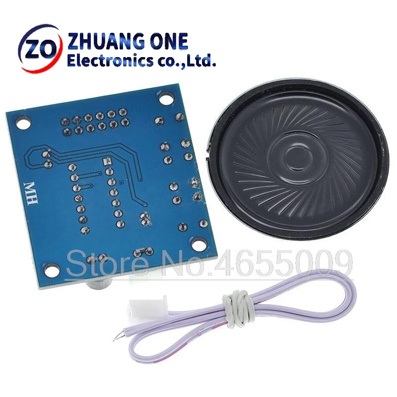 ISD1820 recording module voice module the voice board telediphone module board with Microphones + Loudspeaker for Arduino