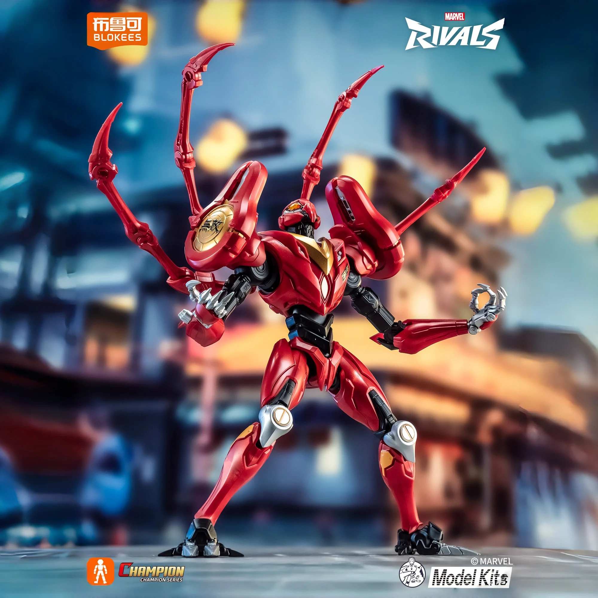 

Оригинальная фигурка Человека-паука Пенни Паркера BLOKEES Marvel CHAMPION CLASS, подвижная, сборная, киномодель, игрушка, подарок