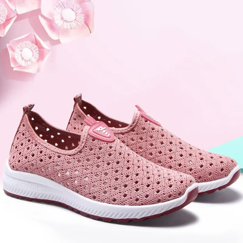 Women Shoes Breathable Mesh Sneakers Shoes of Ladies Slip on Flats Socofy Loafers Shoes Fashion Trainers Women 2024