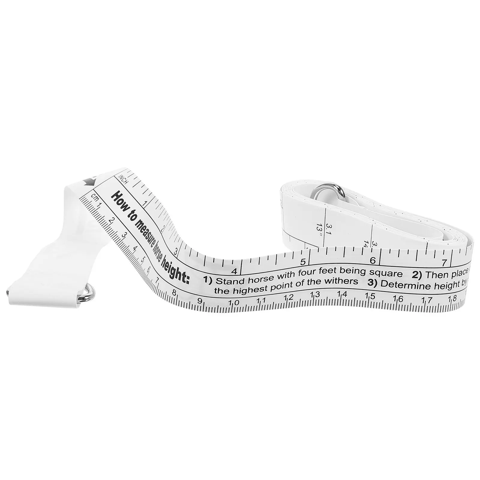 Horse Tape Measure Portable Small Double-Sided Tape for Accurate Measurement of Horse Body Weight Waist and Livestock
