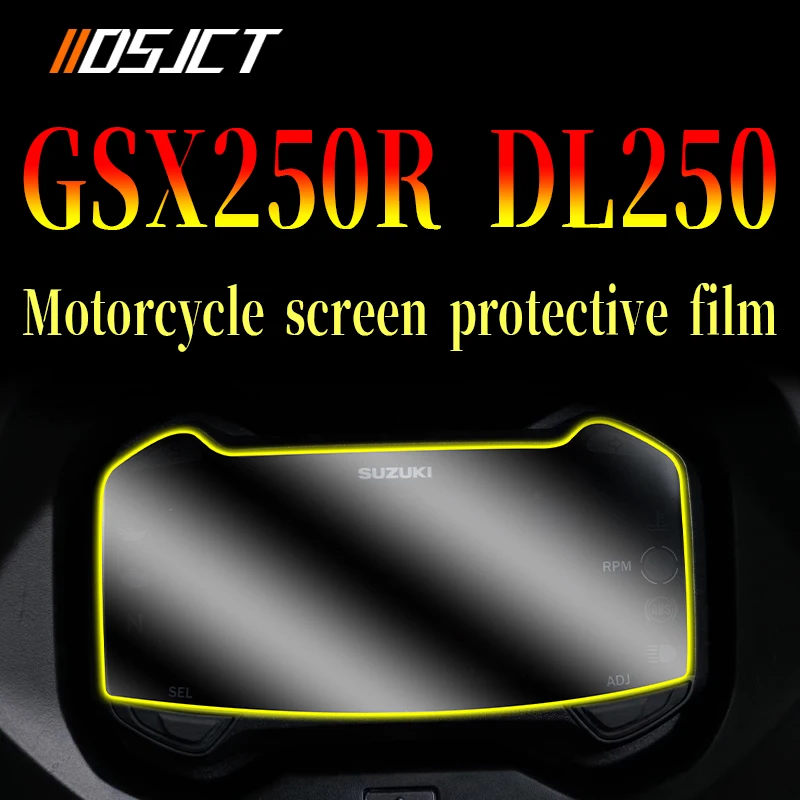 For Suzuki GSX250R DL 250 V-Strom VStrom250 Adventure Motorcycle Cluster Scratch Protection Film Screen Protector