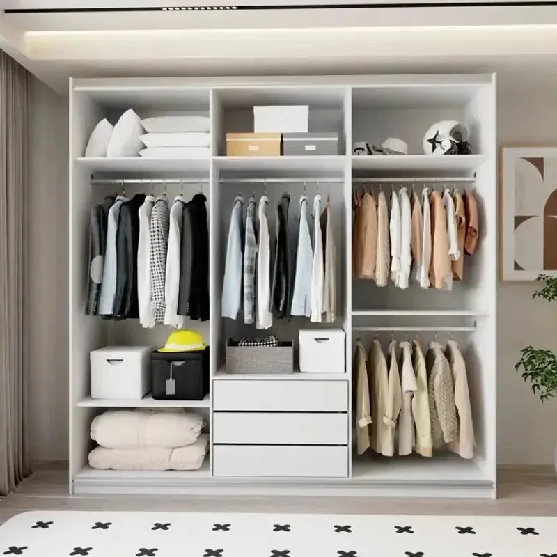 

Элегантные современные минималистичные шкафы для спальни, гардеробные, деревянные шкафы для одежды, мебель для дома