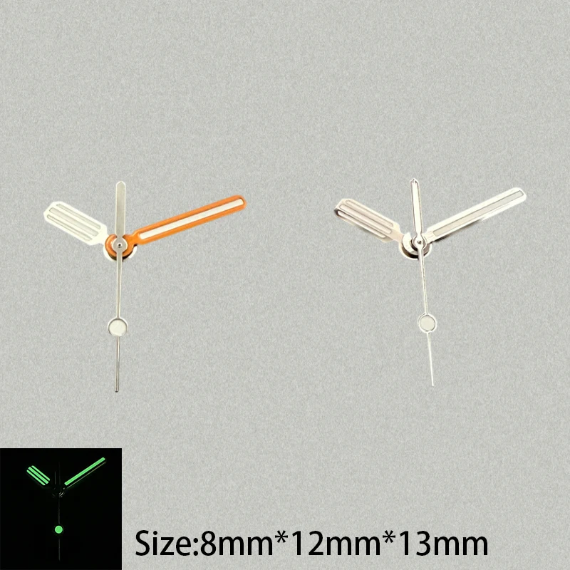 عالية الجودة تعديل Seiko OAK الأخضر مضيئة 8 مللي متر * 12 مللي متر * 13 مللي متر ساعة الأيدي ساعة اكسسوارات لحركة NH35/NH36/4R/7S