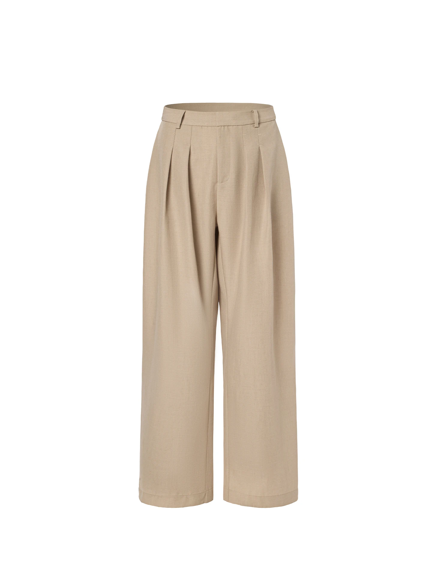 

Женские широкие брюки LEDIM WANG Bla Label цвета хаки с высокой талией, повседневные, осенняя новинка, длинные брюки Ele Feel