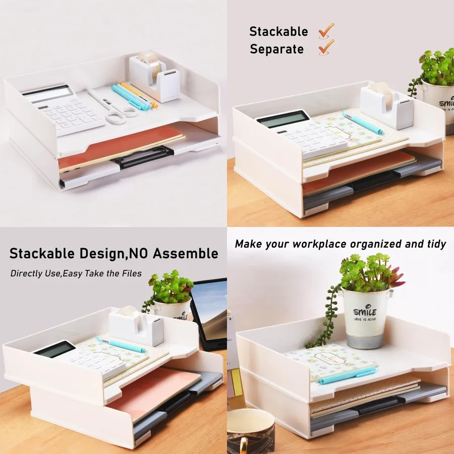 2 Tier Stackable Le…