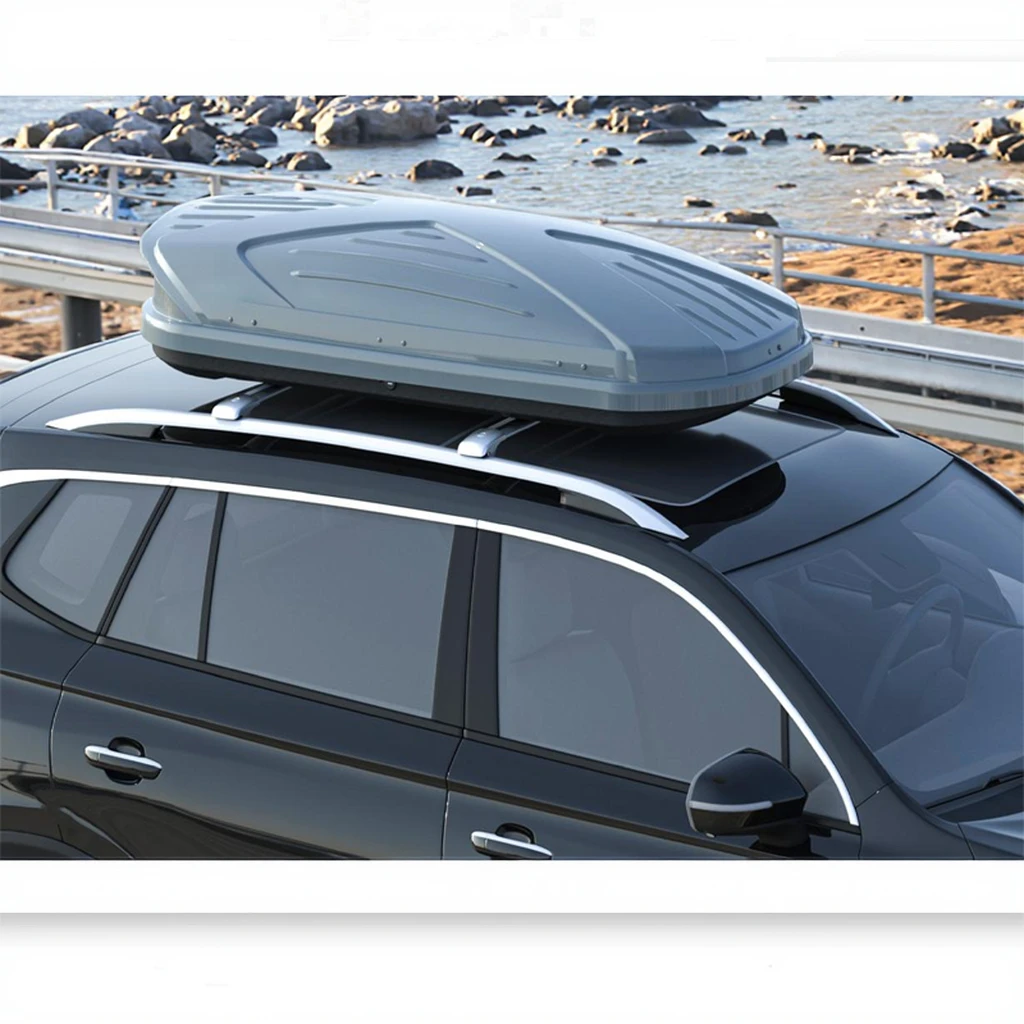 Waterproof and UV Resistant Design ABS Car Storage Box for SUV Safety caravan Roof Box