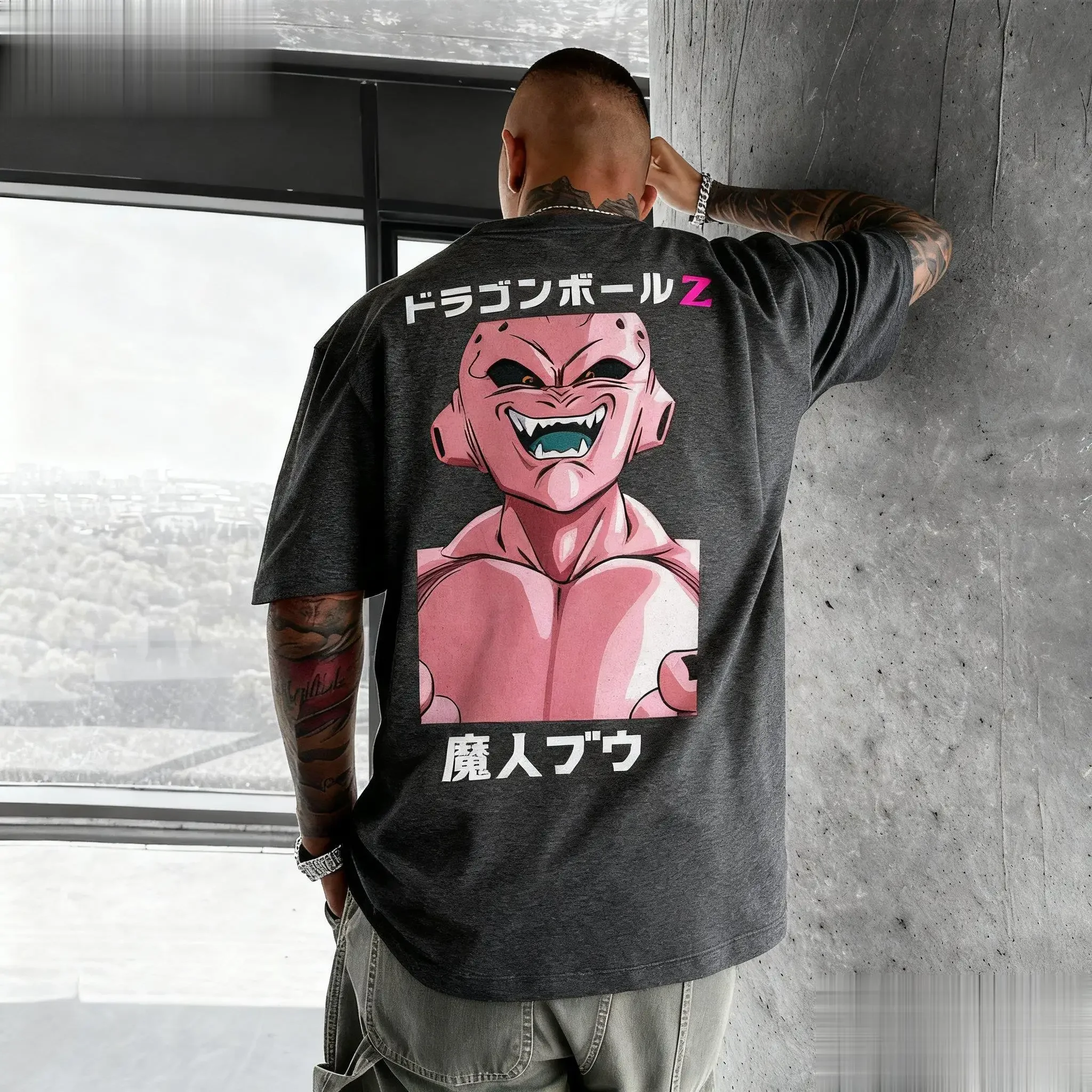 Nieuwe Zomer Dragon Ball Majin Buu Anime Mannen T-shirt Grafische Tee Vrouwen Korte Mouw Streetwear Casual Oversized Tops Vintage