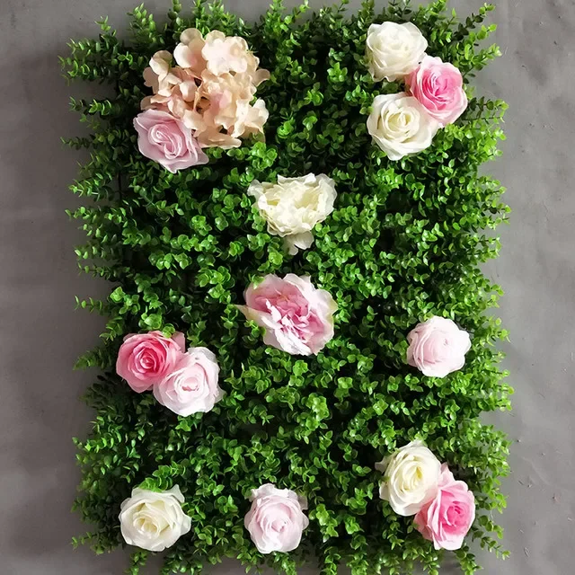 60x40 سنتيمتر زهرة اصطناعية الجدار الديكور الطريق الرصاص الكوبية الفاوانيا زهرة الورد حصيرة الزفاف قوس جناح زوايا ديكور الأزهار