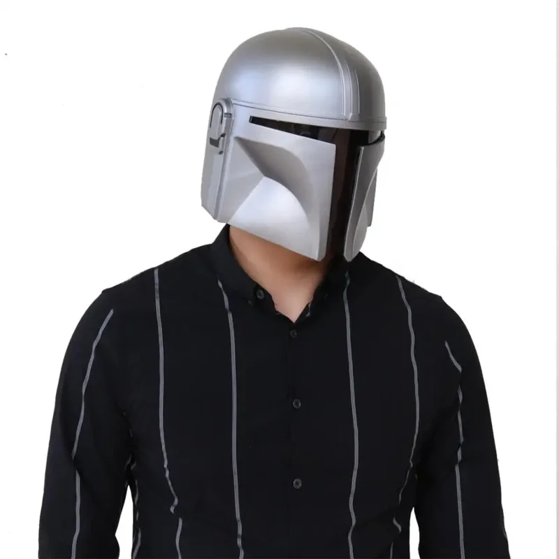 Topeng PVC keras helm Alien Cosplay properti pesta karnaval Halloween bintang