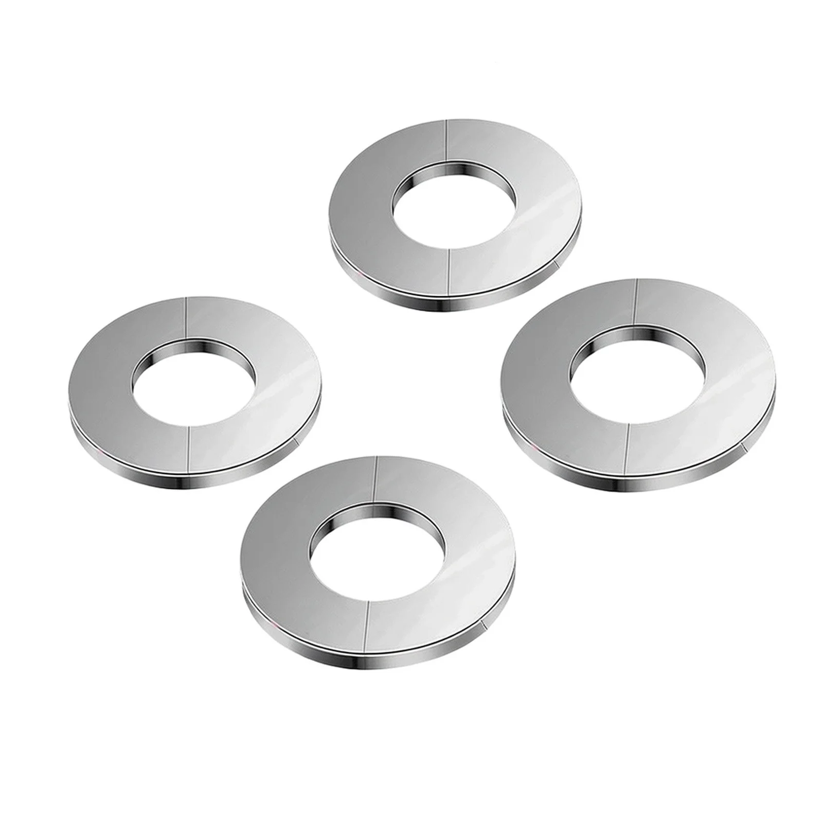 For Pipes Rosettes Cover Resistant 4PCS For Shower Pipe Radiator Replacement Split Design High Quality For Pipes
