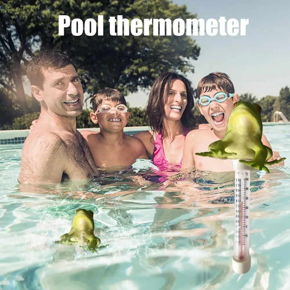 Octopus Pool Thermometer Floating Easy Read High Precision Frog Crab Poop Swimming Pool Water Temperature Gauge Measurement Tool