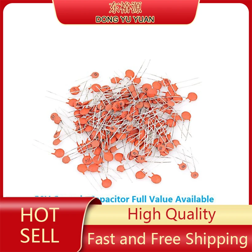 Free Ship One Lot 200pcs 22 Ceramic Disc Capacitors Hight Quality 22PF 50V