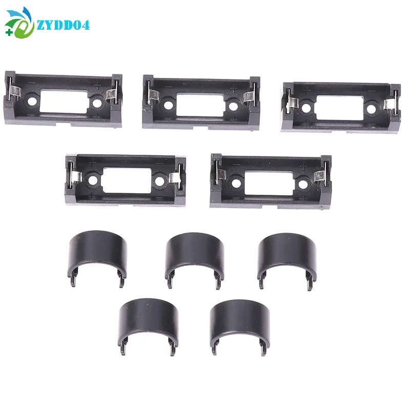 

● Комплект из 5 держателей для батареек CR123A, отсек для батареек 16340, коробка для хранения батареек LIR123A, крышка для батарейного отсека CR123A для печатных плат (DIY)