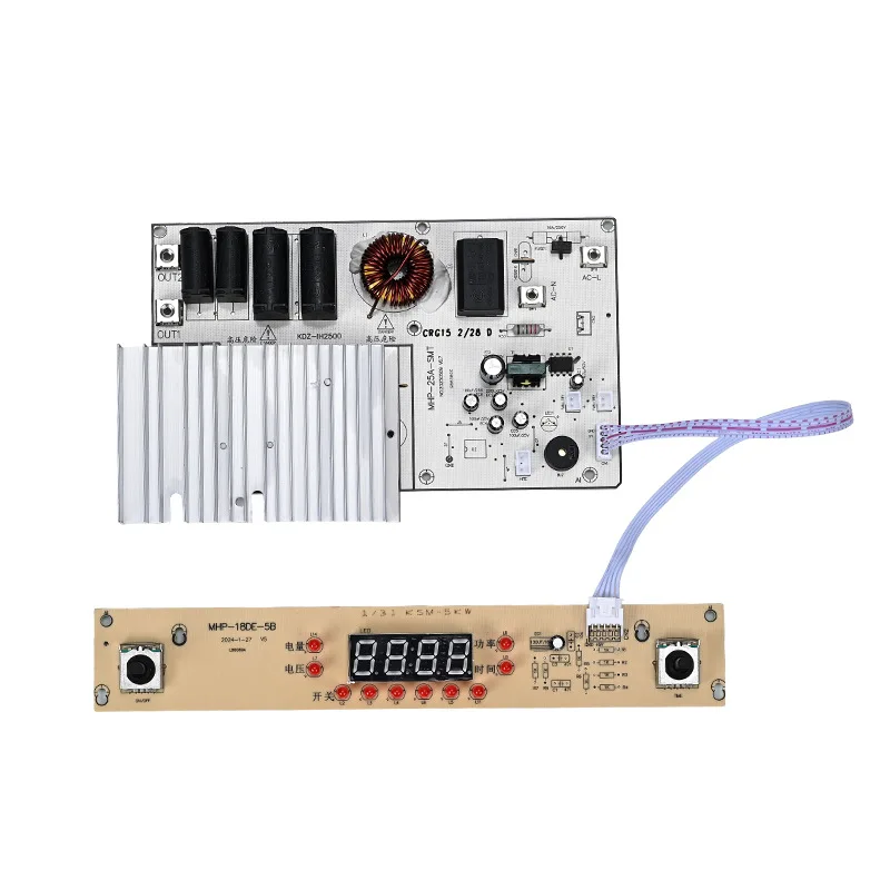 1pc Induction Cooktop Control Board High Power Dual Knob Concave Induction Cooker Control Mainboard General Repair