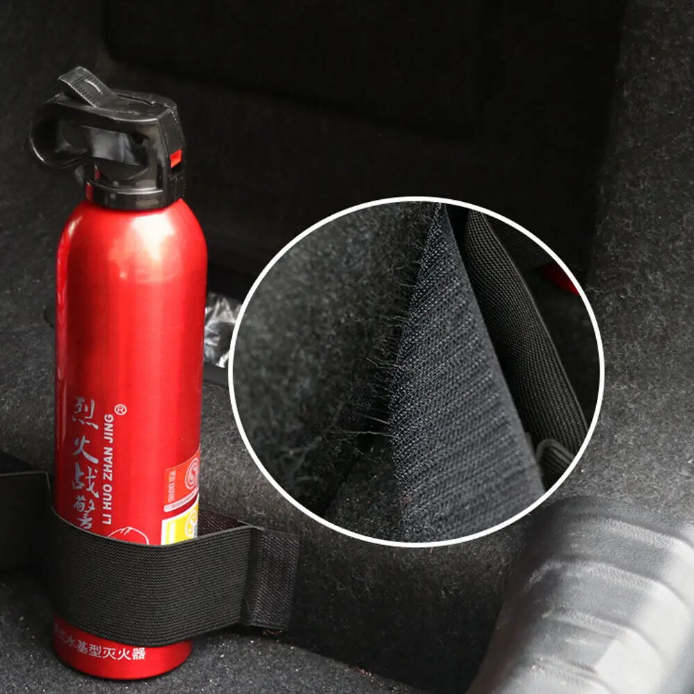 Car Trunk 60cm Nylon Velcro Strap Accessories Elastic Organizer Belt Storage