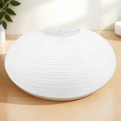 أنيقة غطاء مصباح أبيض لغرفة المعيشة غرفة نوم الآسيوية مستوحاة فانوس ديكور أباجورة صغيرة قلادة تركيبة إضاءة غطاء #6