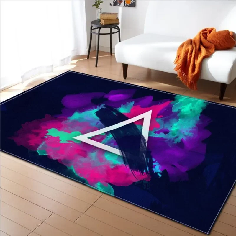 

living room Carpet fashion Print Soft Carpets bathroom Anti-slip Rug Child bedroom Decor Rug Kids Room Game Crawl Mat Floor Mat