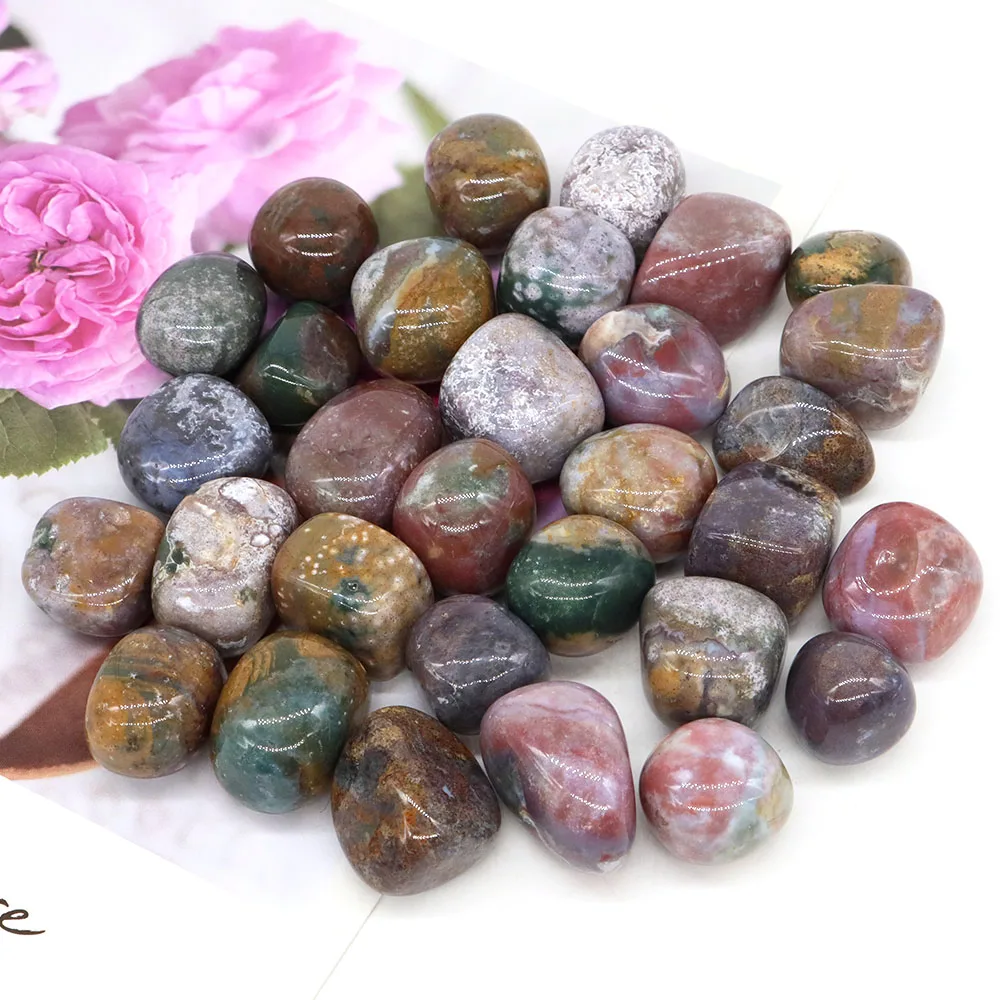 Pierre naturelle roulée en gros, Agate d'Inde, Cristal de guérison Reiki, Pierre précieuse, Spécimen minéral, Décoration pour maison, jardin, aquarium, cadeau