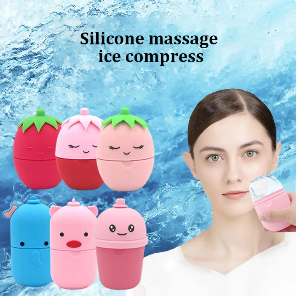 Silicone Ice Mold Face Massager For All Skin Types Face Roller Mould Beauty Tools Eliminate Edema The Face Skin Care Beauty