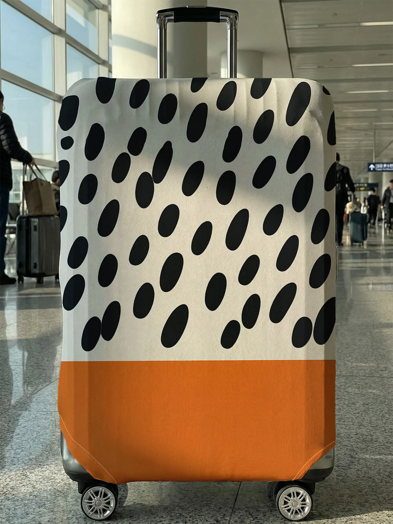 

Оранжевый контрастный защитный чехол для багажа, подходит для чемоданов 18-32 дюймов, чехлы для ручек чемоданов, дорожные аксессуары.