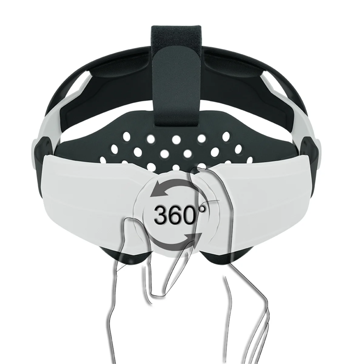 AT42 For Meta Quest3/Quest3s Elite Head Strap Breathable Headband for Quest 3 VR Accessories