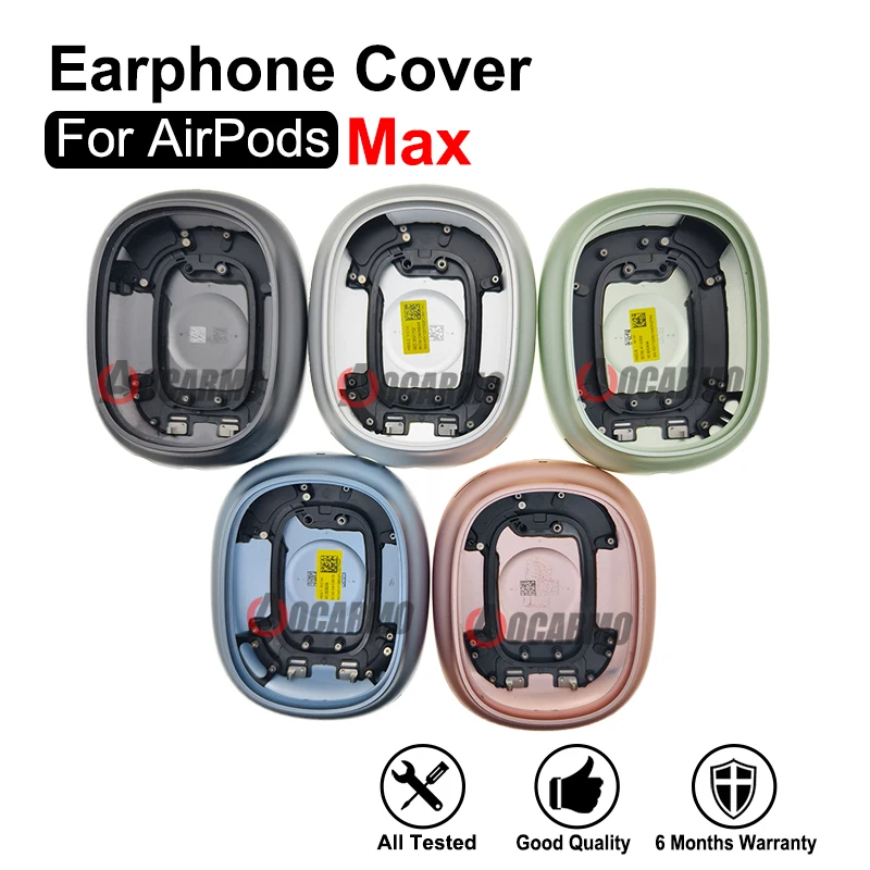 1Pair Headphone Case Black Silver Green Blue Aluminum Alloy Earphone Shell Cover For AirPods Max 2020  Repair Replacement Part