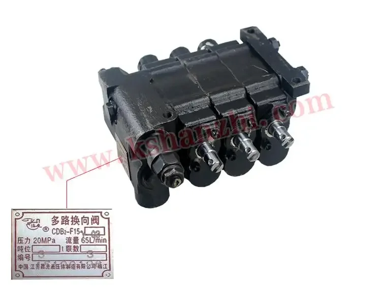 Forklift Parts 3 Spools Hydraulic Control Valve CDB2-F15Y-03