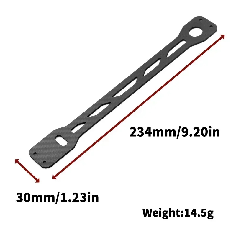 

5pcs Carbon Fiber Shock Tower Battery Plate Second Floor Board Bumper Plate for Tamiya TT02 TT-02 1/10 RC Car Upgrade Parts