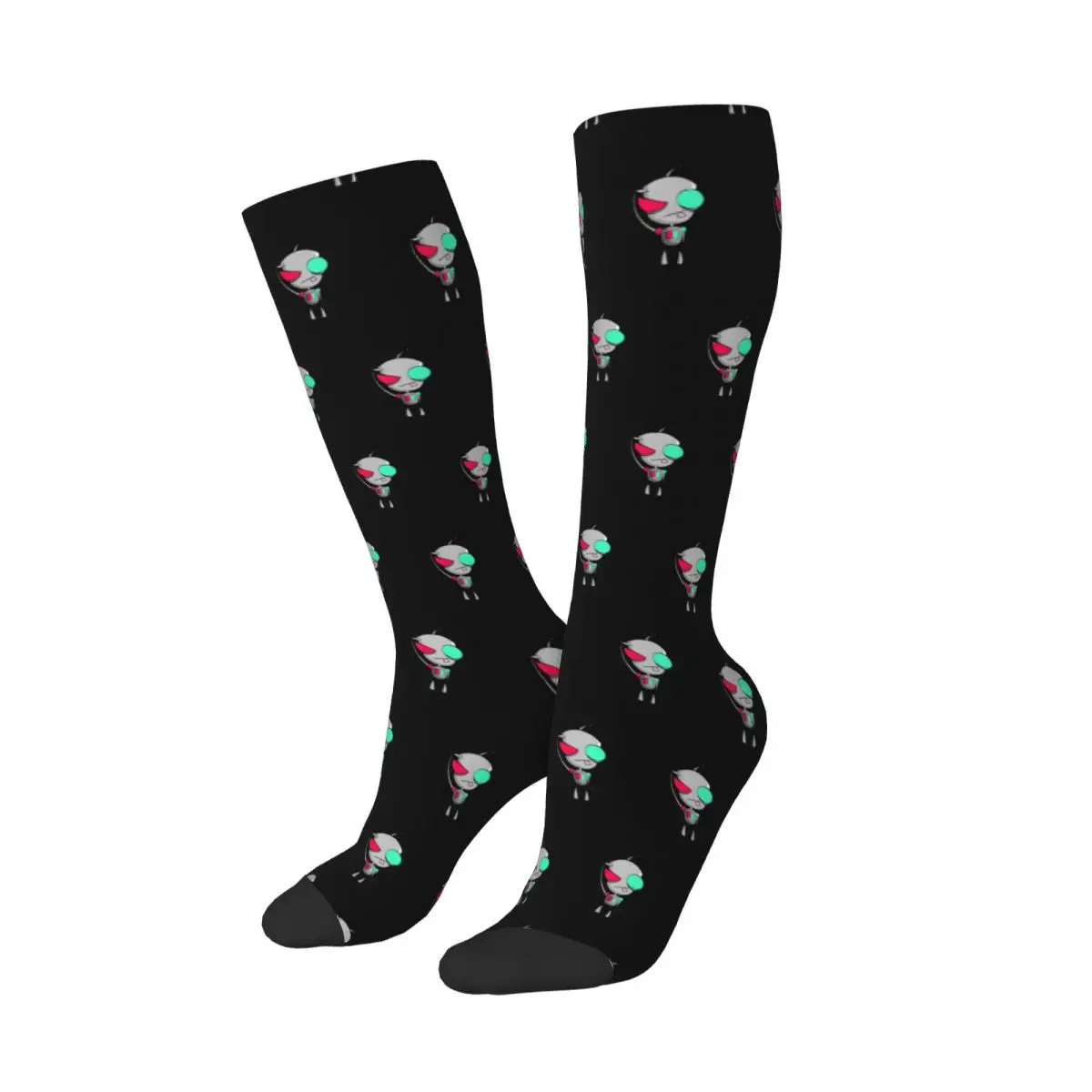

Gir Invader Zim Socks Harajuku Stockings All Season Long Socks Accessories for Man Woman Christmas Gifts