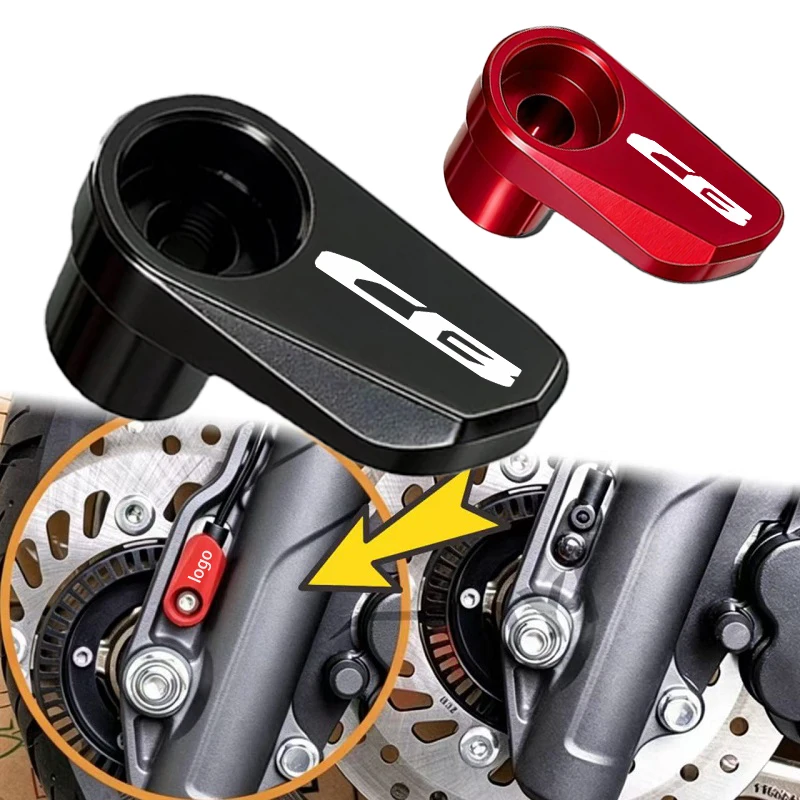 

For Honda CB125R CB150R CB190R CB250R CB300R CB400 CB500X CB500R CB650F CB1100 front and rear wheel ABS sensor protective cover