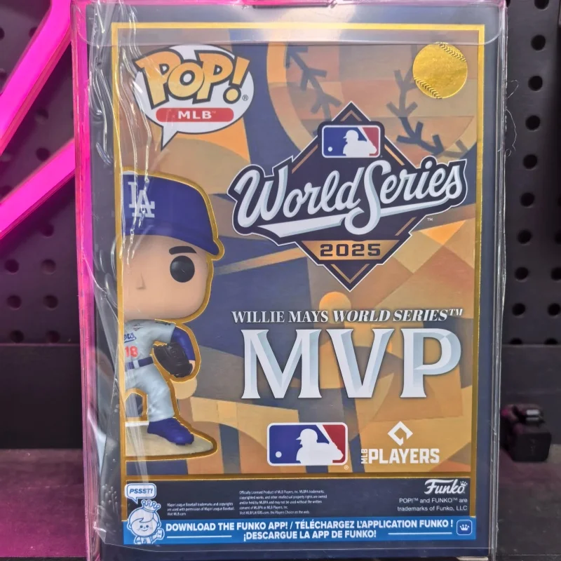 Funko Pop! Original MLB Los Angeles Dodgers Yoshinobu Yamamoto World Series Champions Vinyl Figure Collectible Ornament Toy Gift