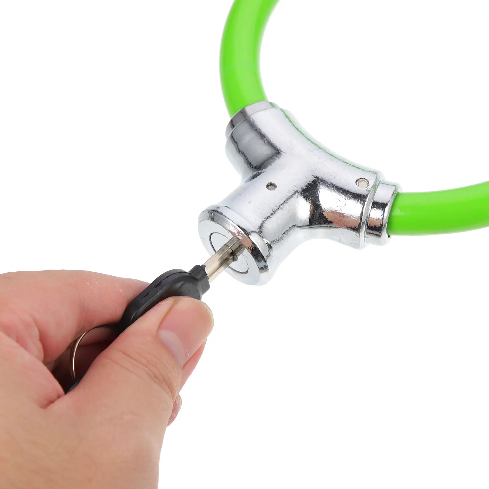 

1Set Colorful Protective Lock Easy Carry Bike Chain Security Lock Complex Key Design for Theft Prevention Cycling Outdoor Sports