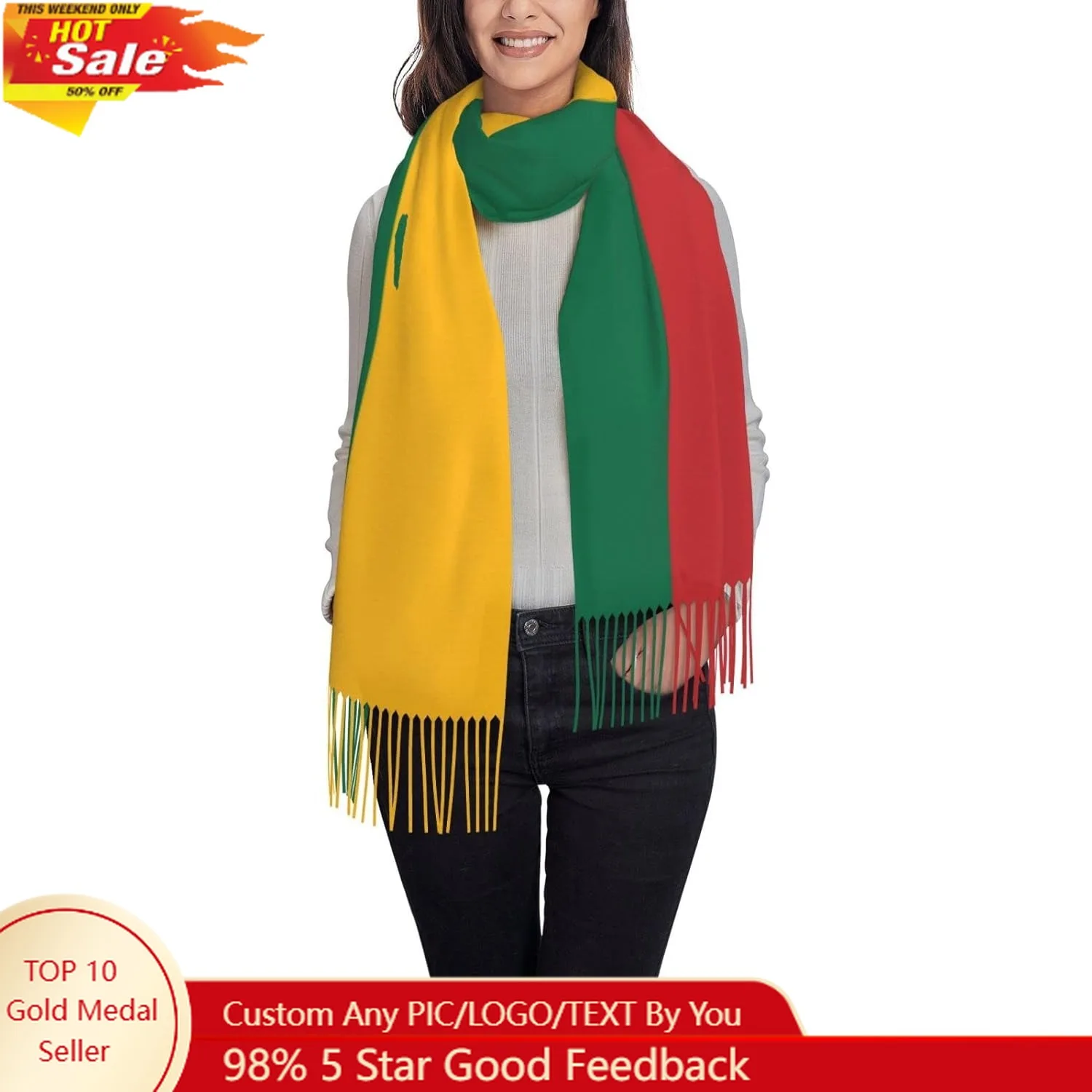 

Flag of Somalia Scarf For Women and Men Winter Warm Scarves Large Shawl Wrap Shawl Gifts