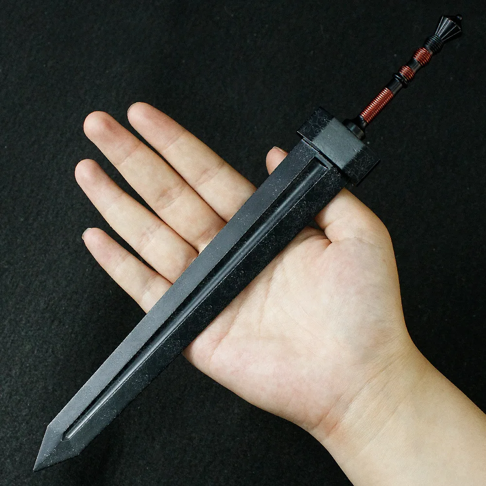 28cm novo jogo ao redor greatsword metal modelo cena adereços decoração de mesa ornamentos meninos aniversário festival presentes brinquedos