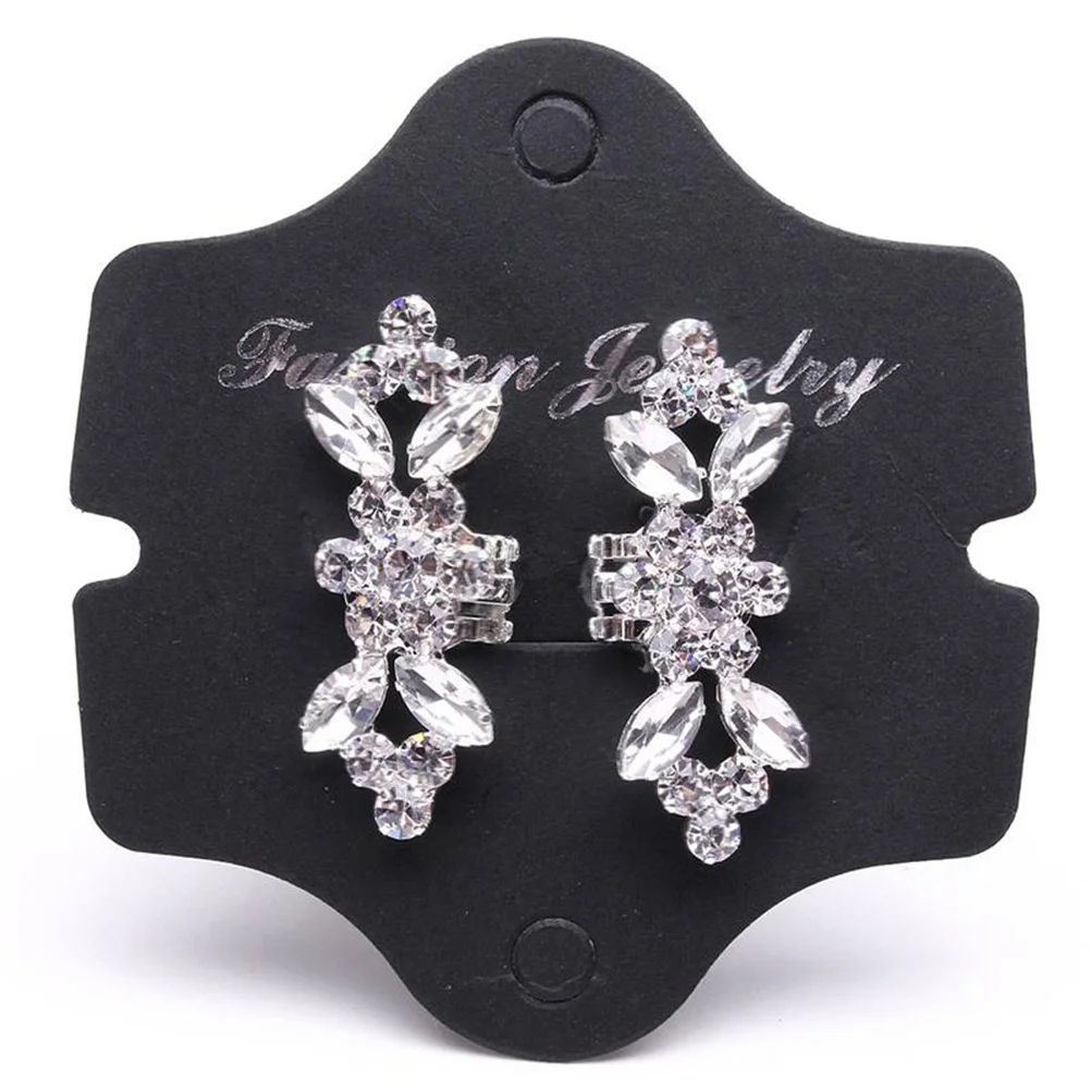 

1Pair Rhinestone Shoe Clip Decoration Exquisite Design Brightness Flats Boots Sandals Pumps Heels Brooch Crystal Shoe Buckle