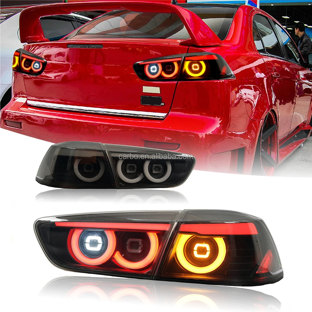 

Stop Lamp With Animation DRL Sedan Tail Lamp 2008-2017 For Mitsubishi Lancer JDM Style Led Tail Light Accessory