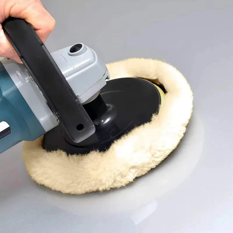 Wool Polishing Pad Buffing Grinding Wheel 7 Inch Automobile Ships Polishing Machine Electric Grinder Tool Accessories