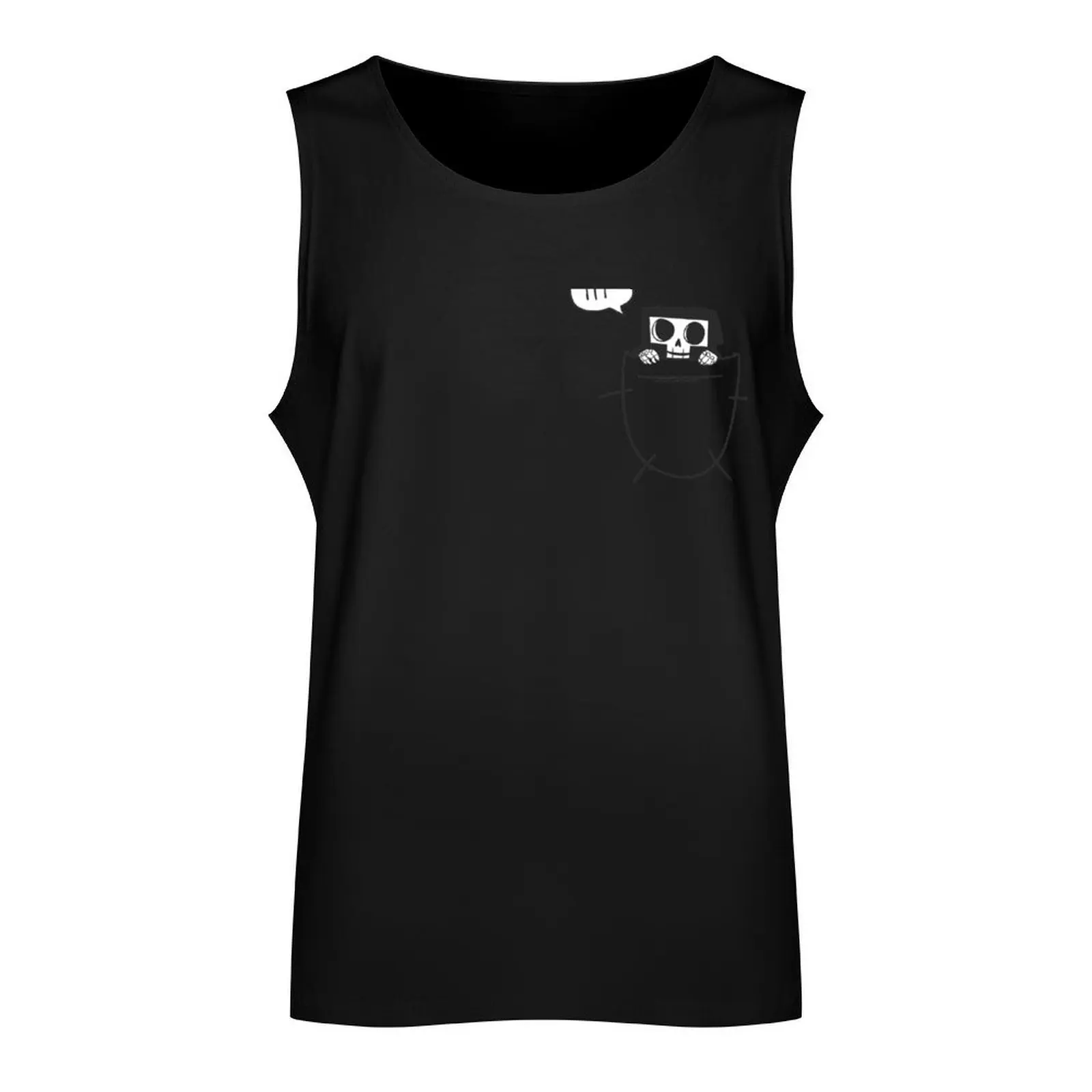 My Name Is Death pocket Tank Top gym shirt men gym t-shirts